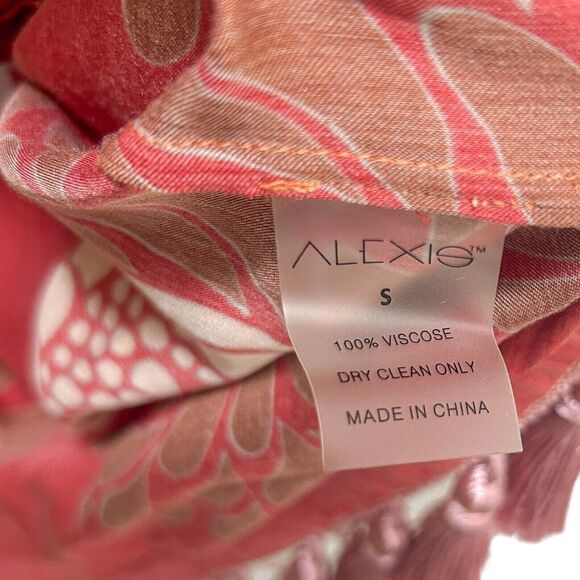 Alexis Emotion Floral Shirt Dress in Orange Blossom Size Small - Picture 8 of 9